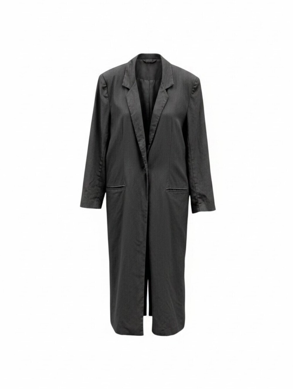 J.R.T Newport News Black Long Duster Blazer & Trouser Two Piece Suit Size 10